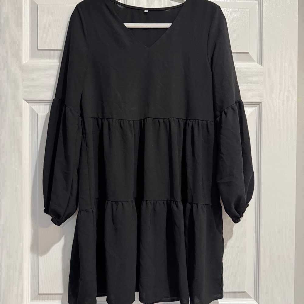 Elegant Black Women's Dress